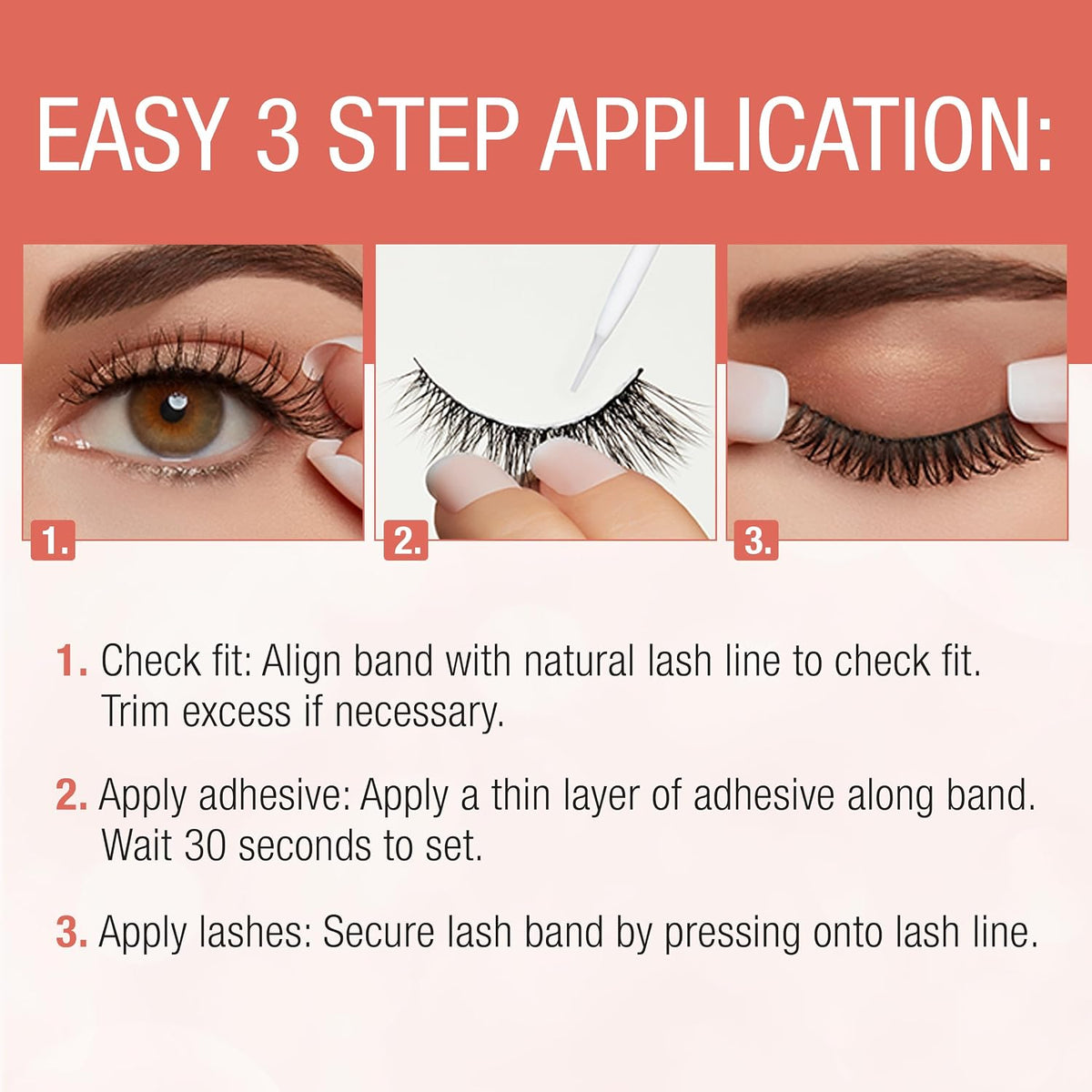 Ardell Naked Lashes 421 Subtle Volume Natural Look False Eyelashes, 4 Pairs