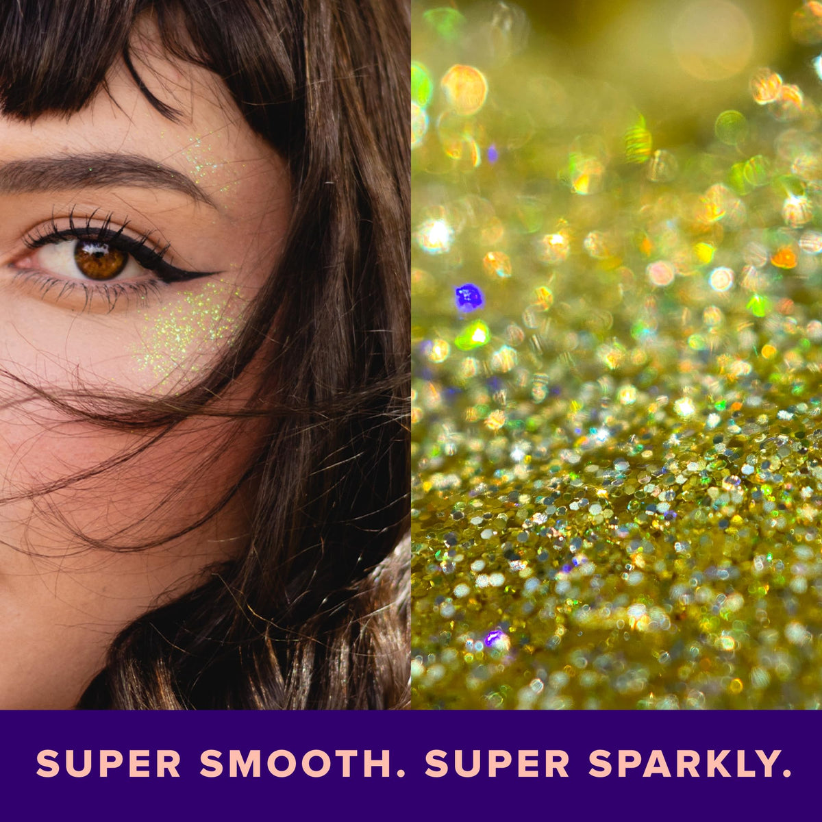 UNICORN SNOT Holographic Face Glitter & Body Glitter Gel | Hair Glitter, Vegan & Cruelty Free, 1.7 oz Pink Glitter (Flamingo)