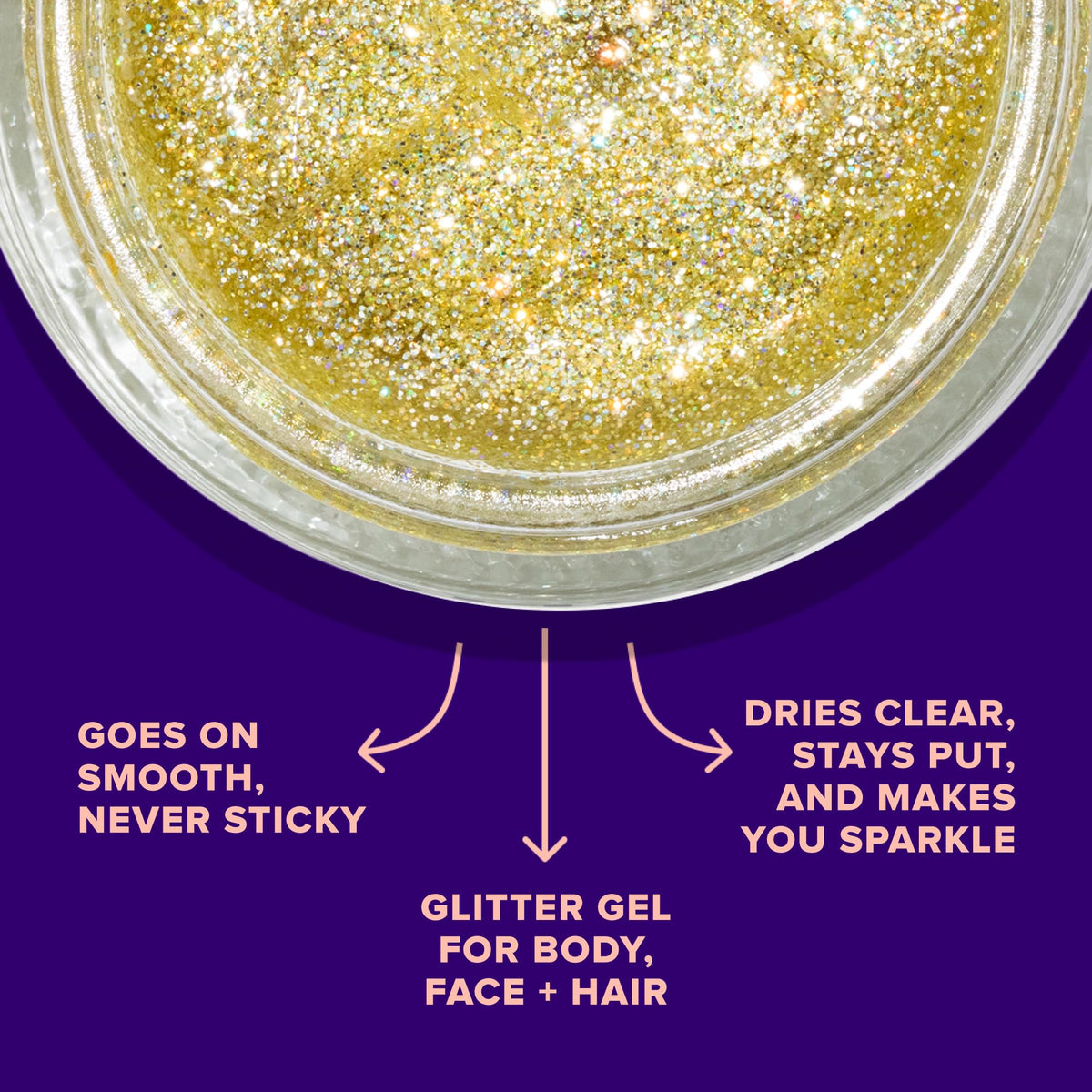 UNICORN SNOT Holographic Face Glitter & Body Glitter Gel | Hair Glitter, Vegan & Cruelty Free, 1.7 oz Pink Glitter (Flamingo)