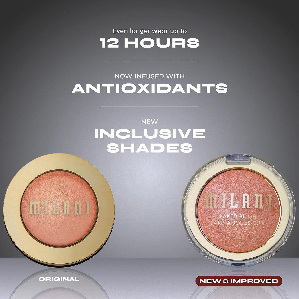Milani Baked Blush, Makeup Powder Blush for Cheeks - Luminoso