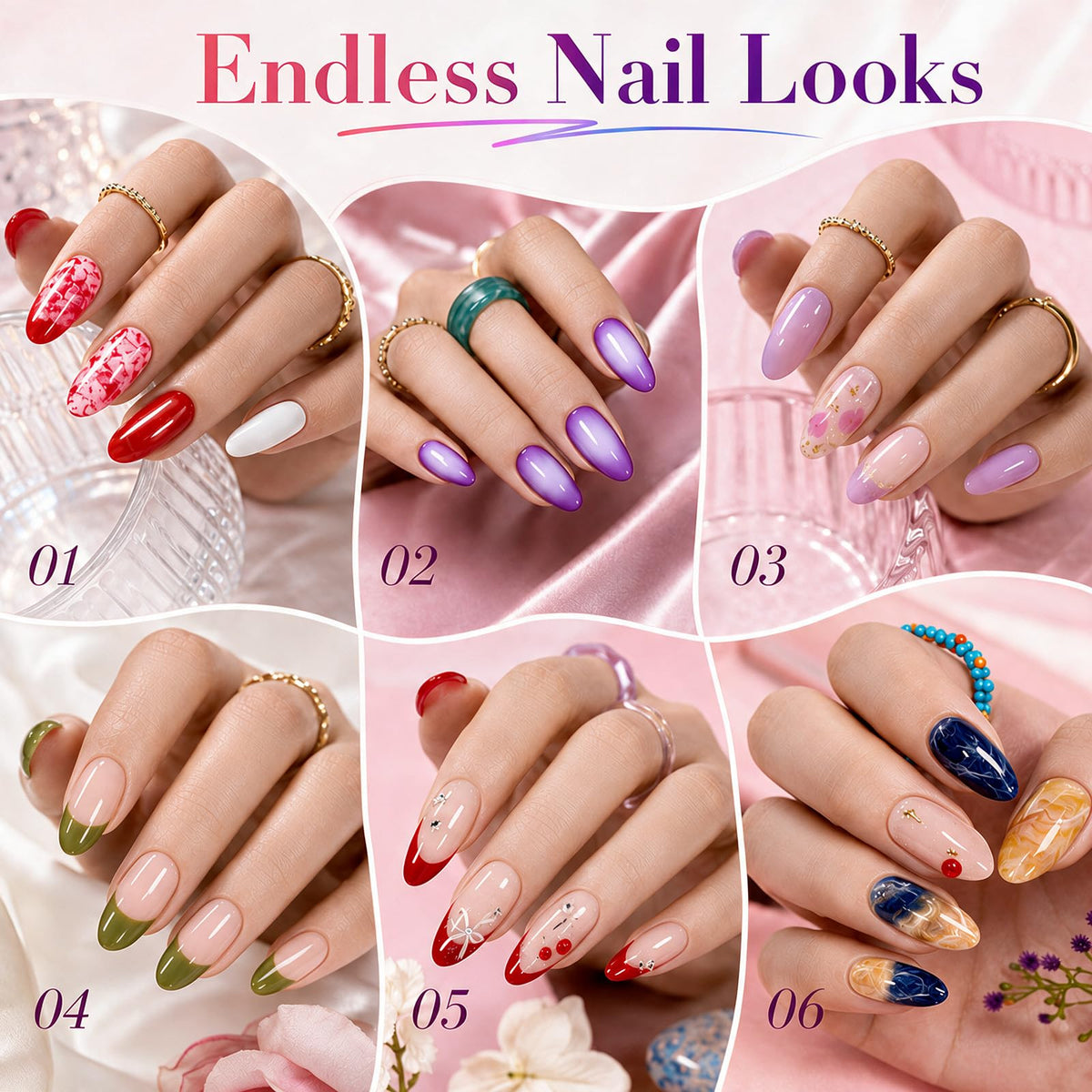 Beetles Fall Gel Polish Set, Fingertip Palette Collection, 32 Colors