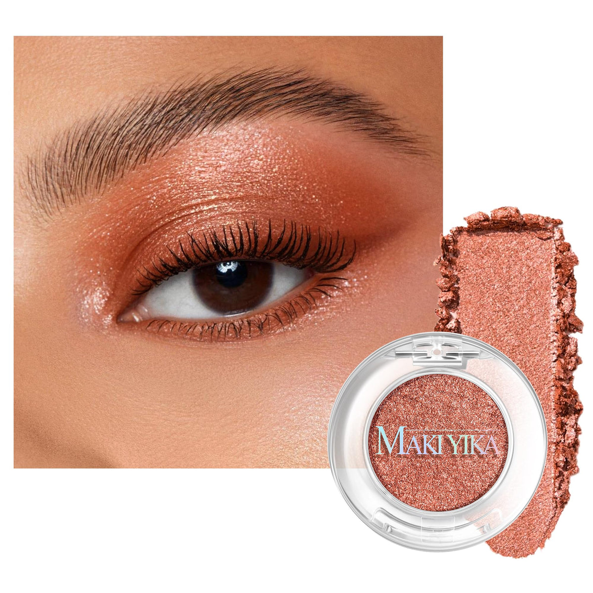MAKI YIKA Black Red Eyeshadows Dark Red Black Grey Eye Shadows Palette