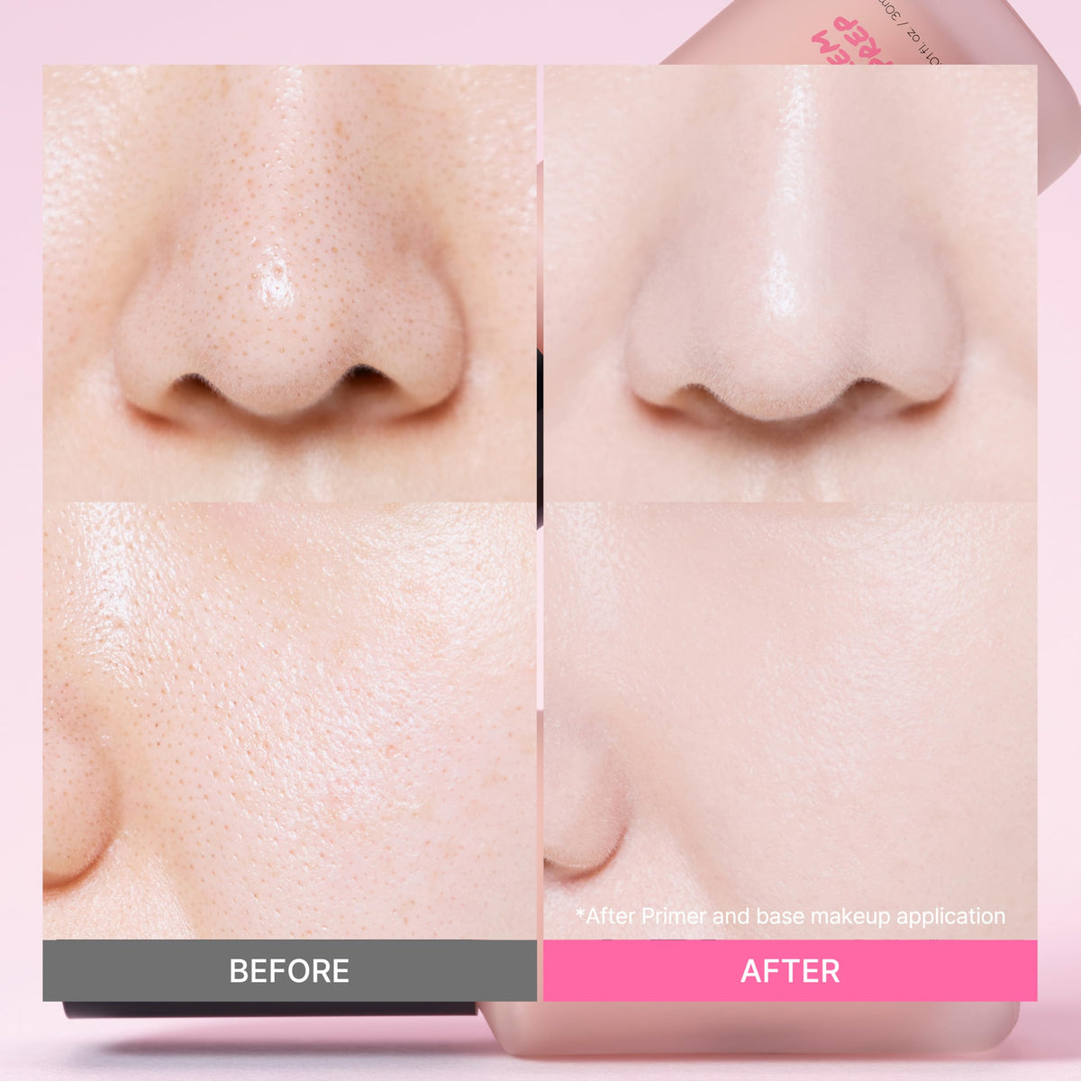 TOUCH IN SOL No Poreblem Primer – Pore Primer for Korean Makeup, Mattifying Primer for Oily Skin, Pore Eraser for Large Pores, Blurring Finish from K Beauty (1.01 fl.oz/30ml)
