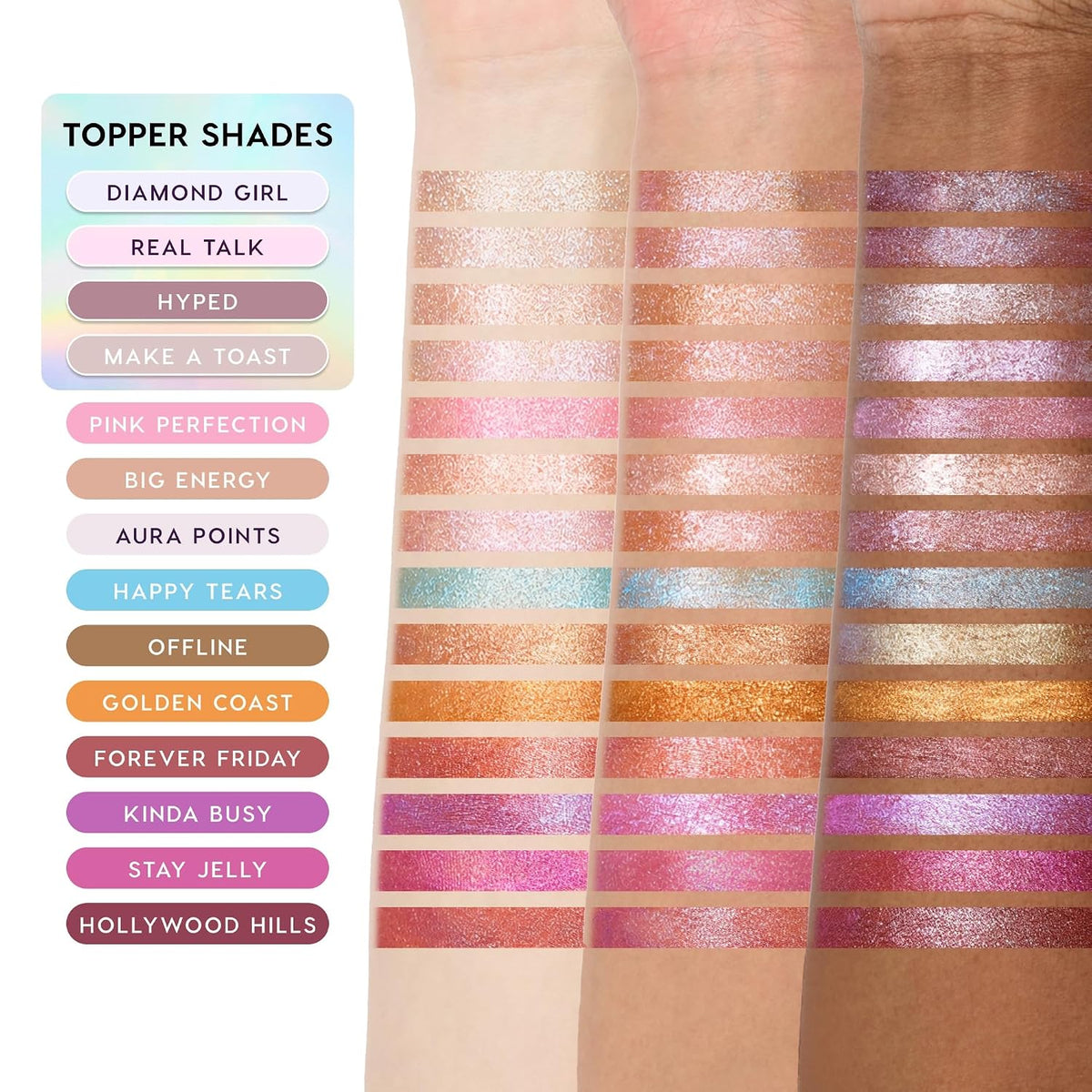 ColourPop Jelly Much Gel Eyeshadow Stick, Hollywood Hills, 0.1 oz