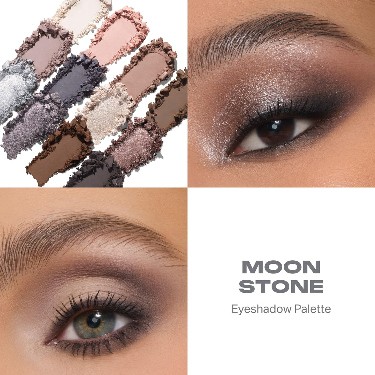 Morphe ChromaPlus 12-Pan Eyeshadow Palette - High Pigment Eye Makeup with Shimmer, Matte & Metallic Eye Shadow - Neutral Eyeshadow Makeup Collection for All-Day Wear - Flickering Sands (0.52 oz)