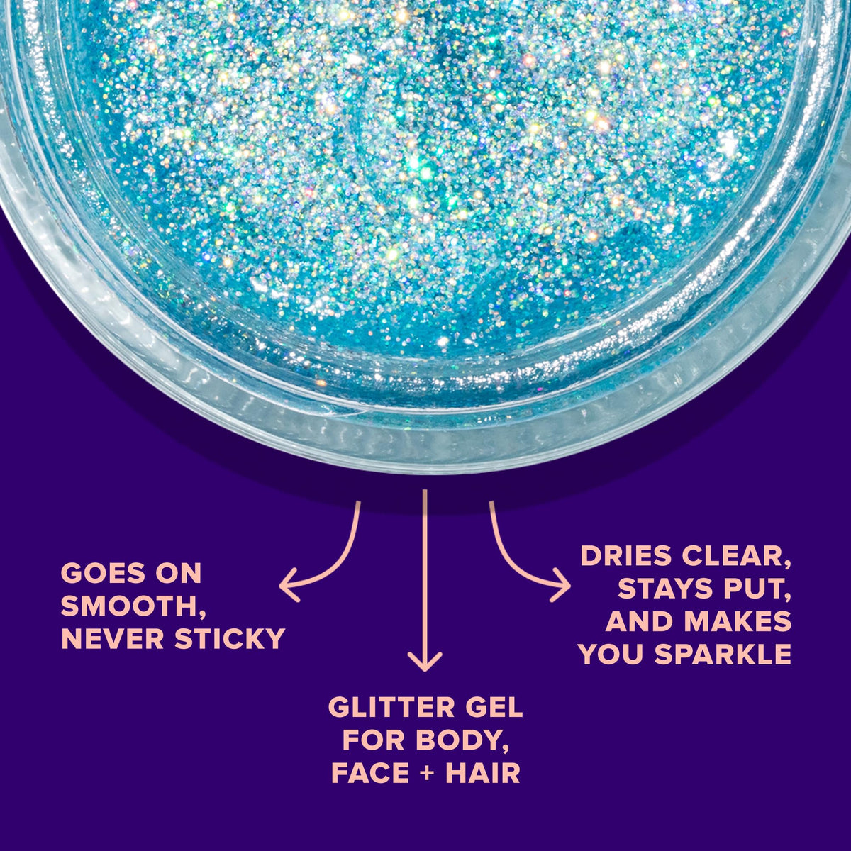UNICORN SNOT Holographic Face Glitter & Body Glitter Gel | Hair Glitter, Vegan & Cruelty Free, 1.7 oz Pink Glitter (Flamingo)