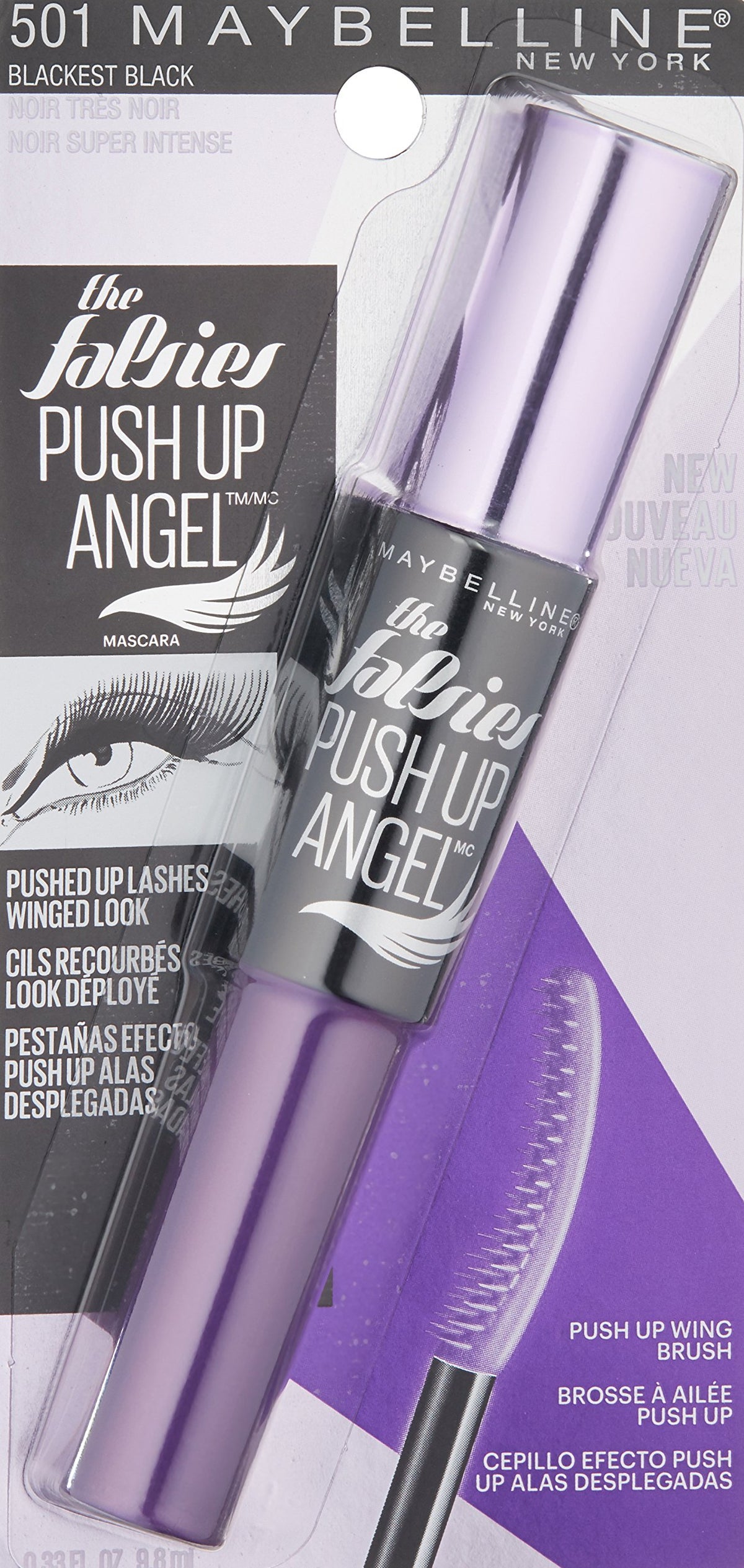 Maybelline Volum' Express The Rocket Volumizing Washable Mascara, Blackest Black, 1 Count