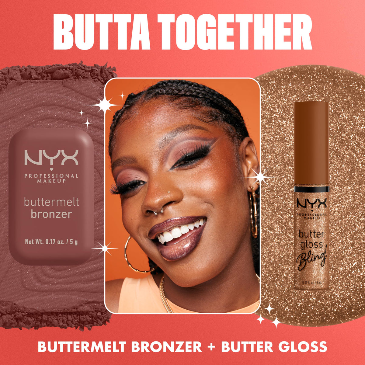 NYX PROFESSIONAL MAKEUP Butter Gloss, Non-Sticky Lip Gloss - Rocky Road (Wine)