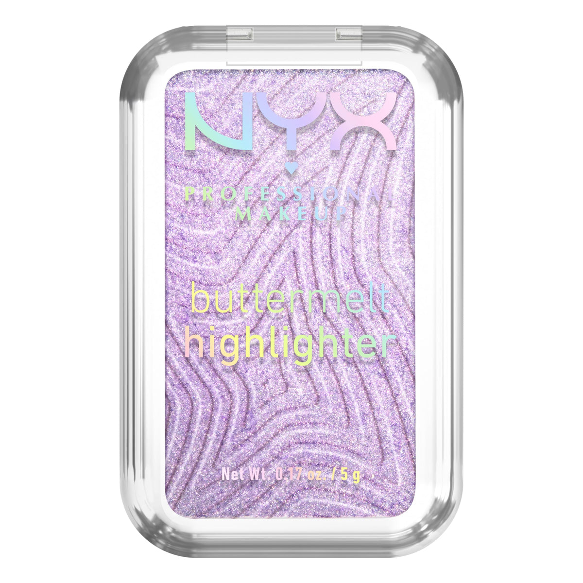 NYX PROFESSIONAL MAKEUP Buttermelt Highlighter, Powder Highlighter Makeup, With Up to 12H Wear and High Impact Glow - 05 Bright and Butta (Light Champagne)