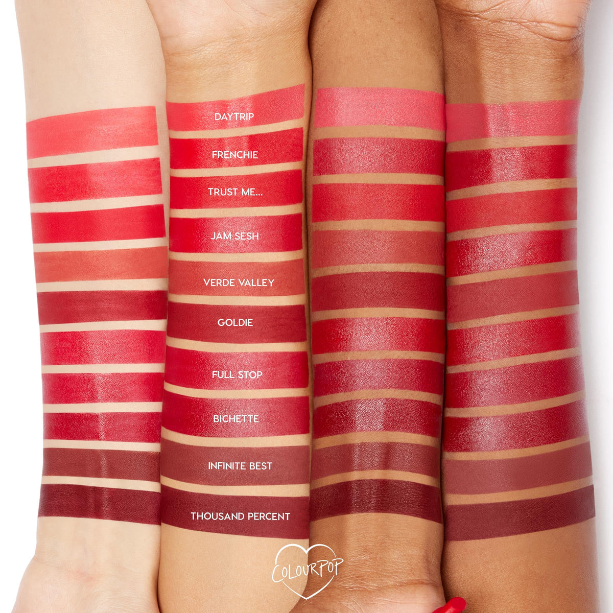ColourPop Lippie Stix Vault - Includes 10 Nude Lipstick Shades in Matte, Matte X, Crème and Blur Finishes - Infused with a Nourishing, Non-Drying Formula - In The Nude (3.05 oz)