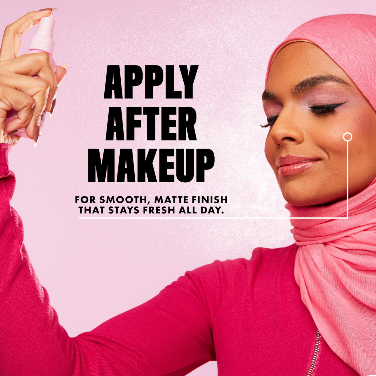 NYX PROFESSIONAL MAKEUP Makeup Setting Spray - Matte Finish, Long-Lasting Face Mist for up to 16HR Wear, Vegan Formula