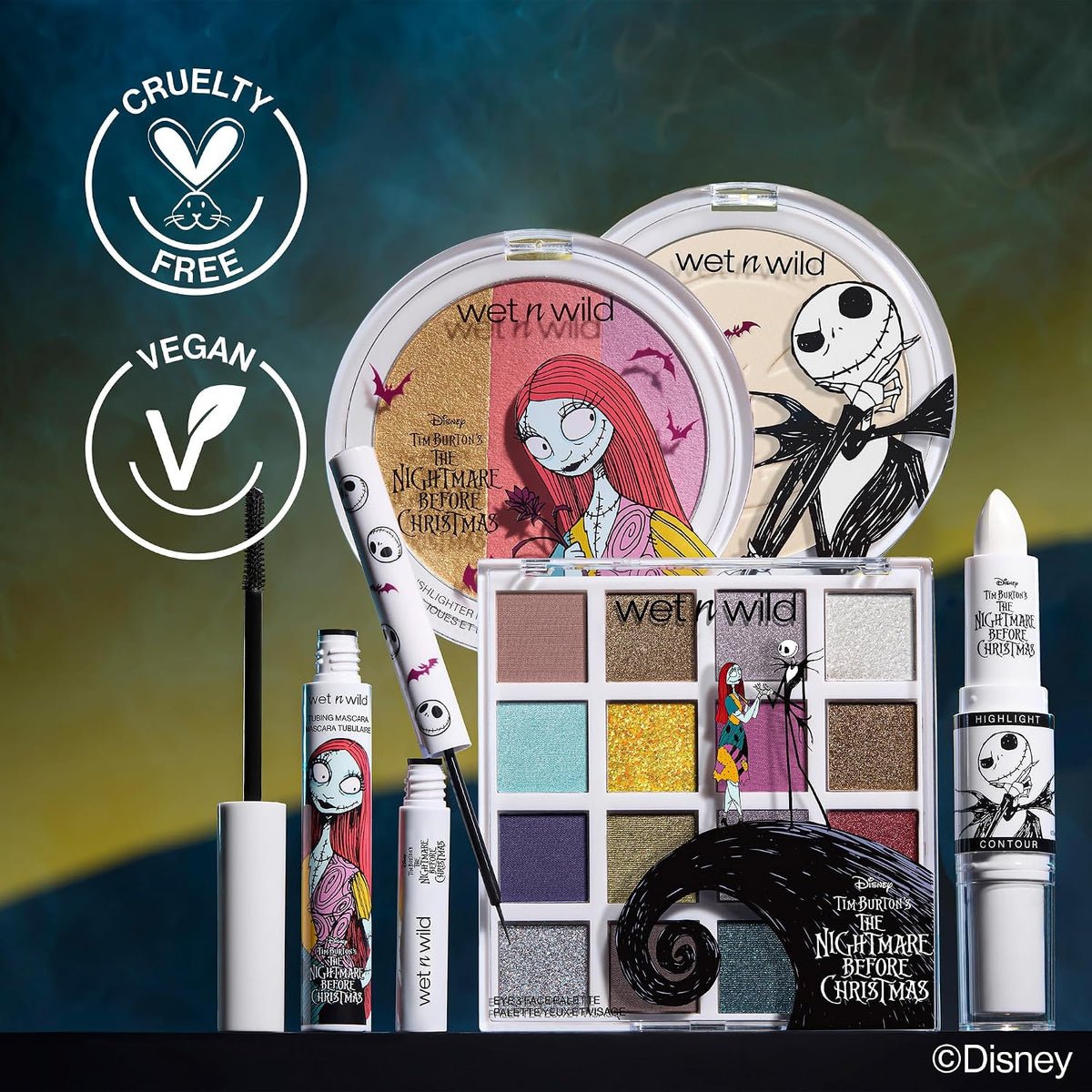 wet n wild Nightmare Before Christmas Blushlighter Palette