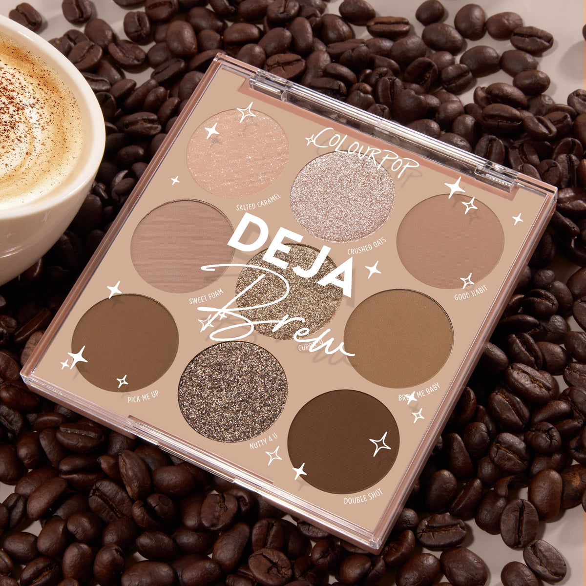 ColourPop Nude Mood Eyeshadow Palette - Brown & Copper Palette with Metallic and Matte Finishes - High-Pigment Eye Makeup with a Long-Wearing Formula (0.3 oz)