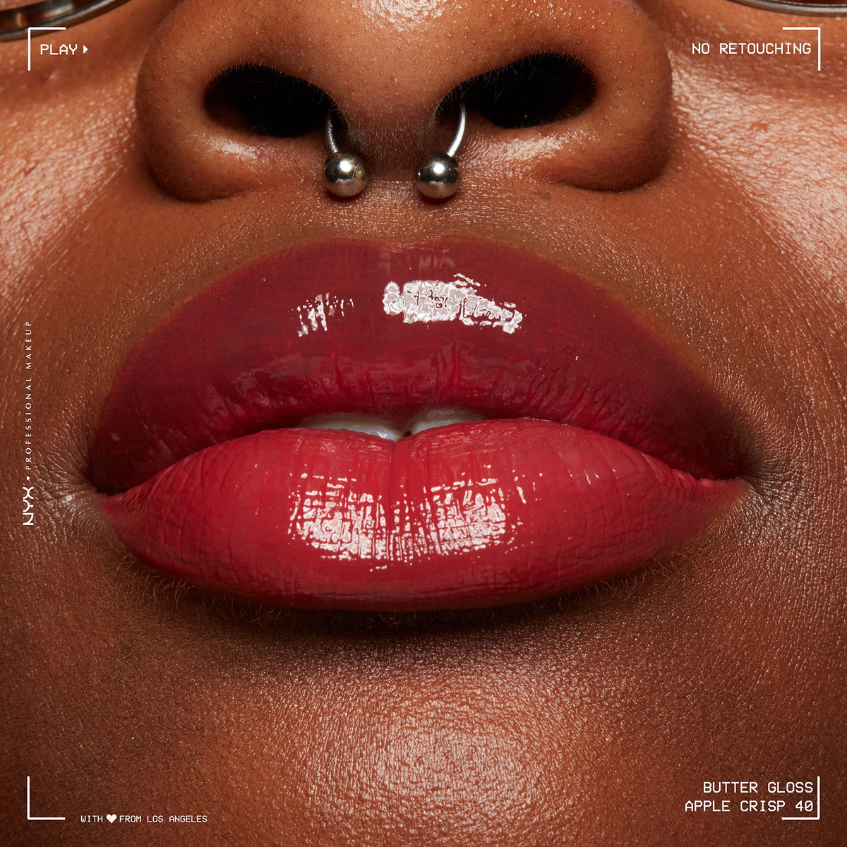 NYX PROFESSIONAL MAKEUP Butter Gloss, Non-Sticky Lip Gloss - Rocky Road (Wine)