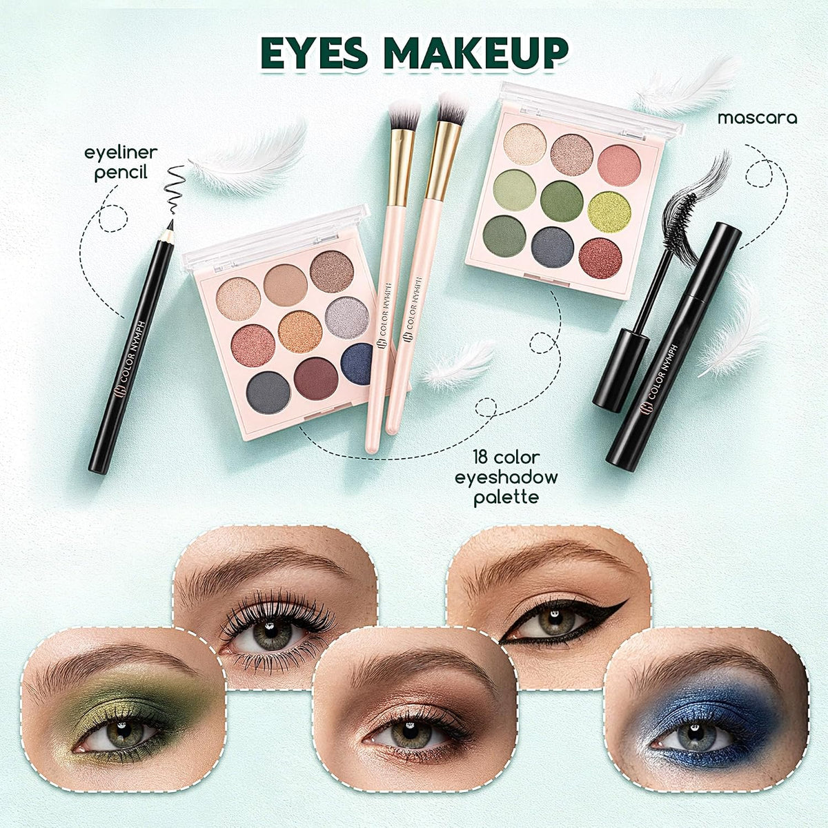 Color Nymph All in One Makeup Kit, Girls Makeup Sets for Teens