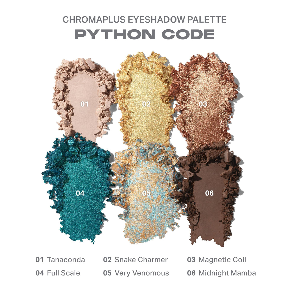 Morphe ChromaPlus 6-Pan Eyeshadow Palette - High Pigment Eye Makeup with Shimmer, Matte & Metallic Eye Shadow - Neutral Eyeshadow Makeup Collection for All-Day Wear - Outer Spice (0.26 oz)