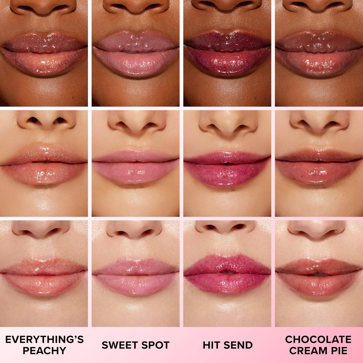 Too Faced Lip Injection Lip Plumper | Hydrating Lip Gloss for Fuller-Looking Lips | Original, Maximum Plump, Cooling Gloss & Plumping Click Formulas