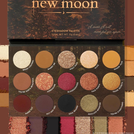ColourPop x The Twilight Saga New Moon Eye Shadow Palette Makeup, 0.6 oz