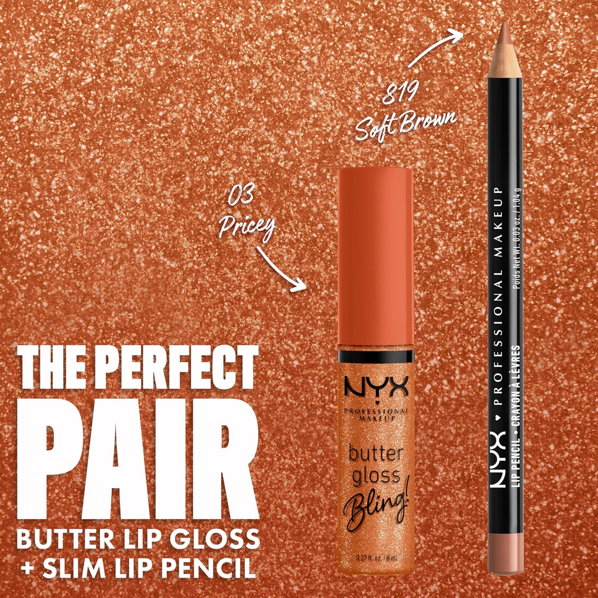 NYX PROFESSIONAL MAKEUP Slim Lip Pencil, Long-Lasting Creamy Lip Liner - Espresso