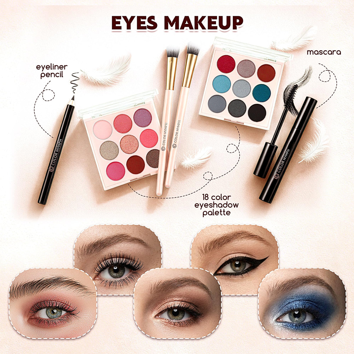 Color Nymph All in One Makeup Kit, Girls Makeup Sets for Teens