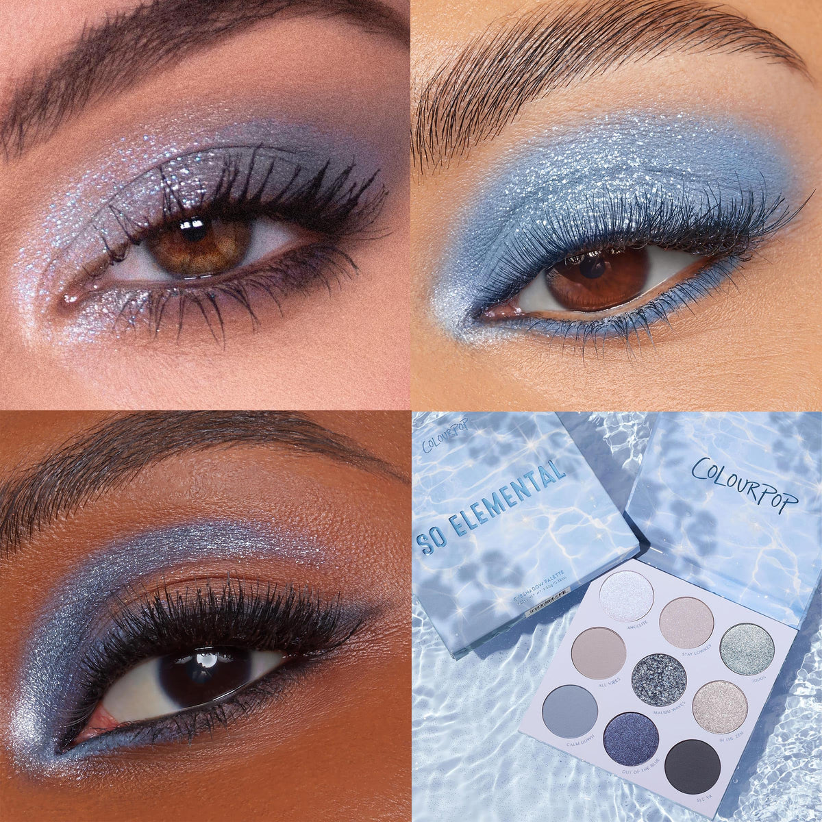 ColourPop Nude Mood Eyeshadow Palette - Brown & Copper Palette with Metallic and Matte Finishes - High-Pigment Eye Makeup with a Long-Wearing Formula (0.3 oz)