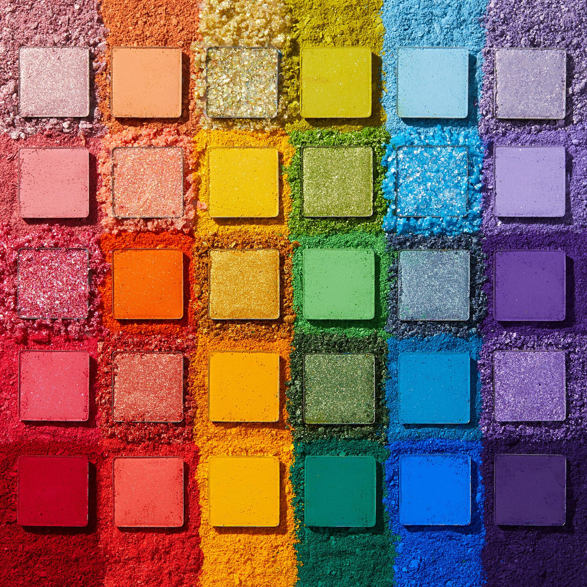 ColourPop Stone Cold Fox Eyeshadow Palette - 30 Pan Cool Tone Eye Makeup Palette with Matte & Metallic Finishes - High-Pigment Eye Makeup with a Long-Wearing Formula (1.16 oz)